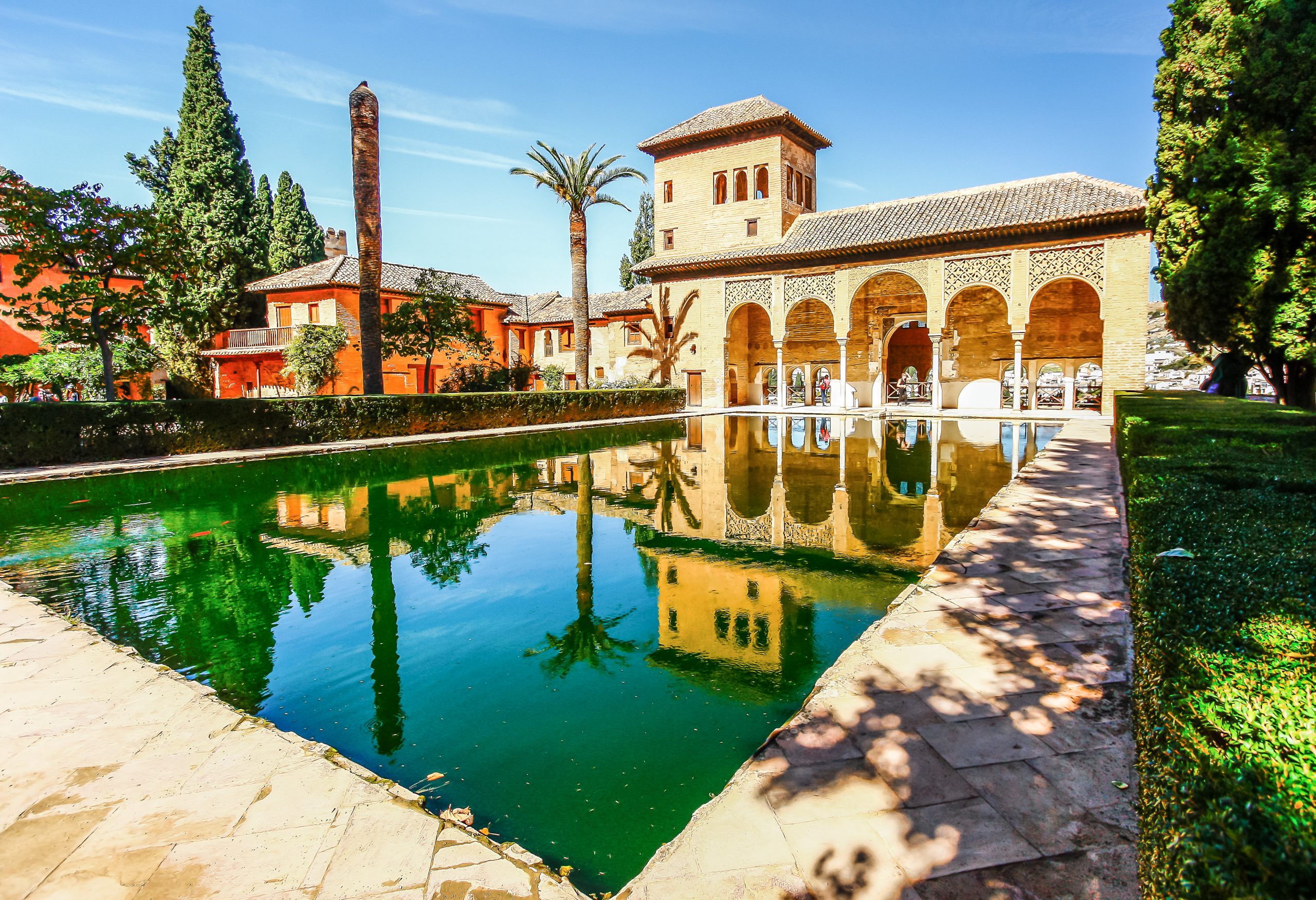 El Palacio de Partal en la Alhambra